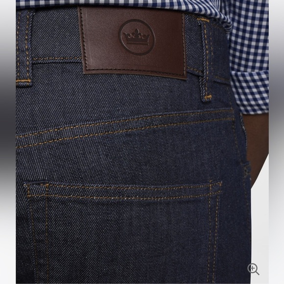 Peter Millar Pilot Mill Denim Jean classic preppy office business casual - Picture 4 of 13